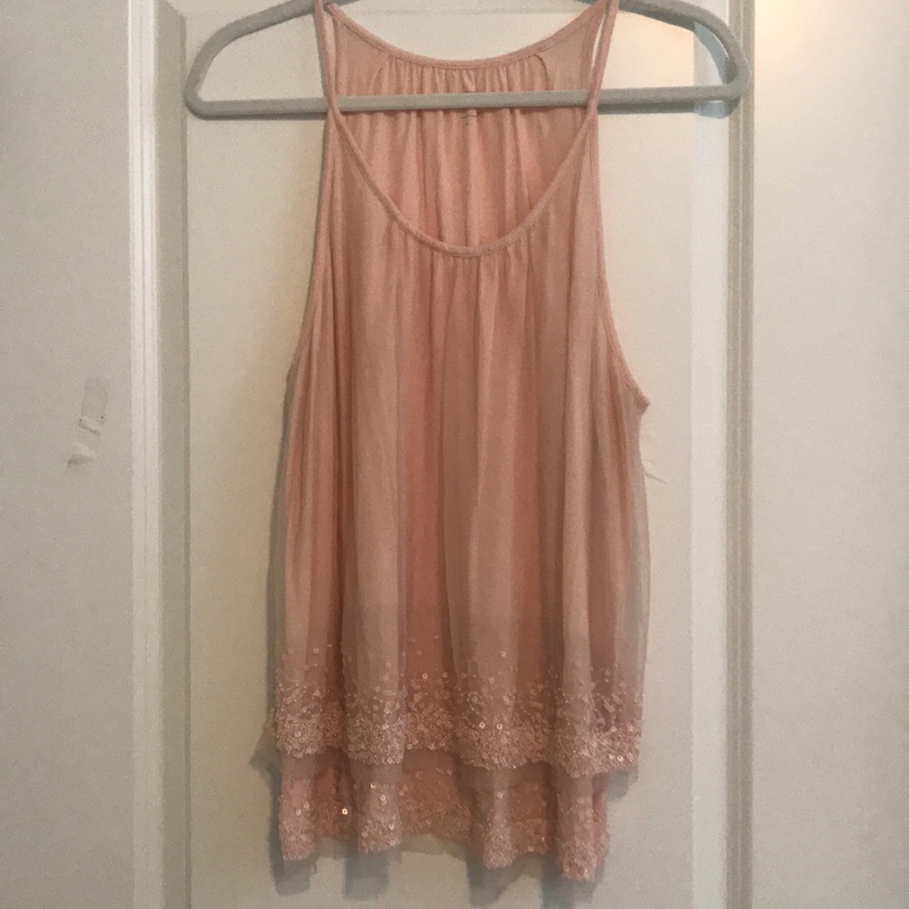 LOFT Light Pink Tank Top